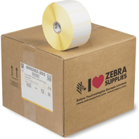 Zebra Z-Select 2000D (800262-205) White Label Roll 57mm x 51mm - 12 x 1370 Labels (Original)