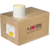 Zebra Z-Select 2000D (800264-305) White Label Roll 102mm x 76mm - 12 x 930 Labels (Original)