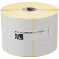 Zebra Z-Select 2000D (880239-076D) White Removeable Label Roll 102mm x 76mm - 12 x 930 Labels (Original)