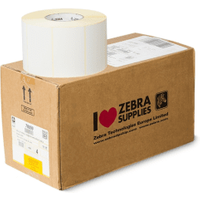 Zebra Z-Select 2000T (76060) White Label Roll 102mm x 152mm - 4 x 950 Labels (Original)
