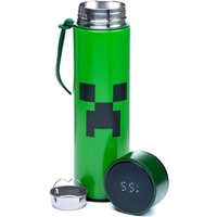 Minecraft Creeper Trinkflasche mit Digital Thermometer