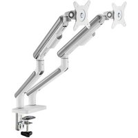 Suporte de Mesa Articulado para 2 Monitores de 17" a 32" Elements Aice Duo, com Pistão a Gás, Premium, Branco - 72131