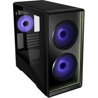 Gabinete Gamer Lian Li Vector V150 Infinity, M-ATX, Com 3 Fans ARGB, Vidro Temperado, Preto - V150INFX
