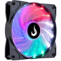 Ventoinha Rise Mode Wind, Rainbow, 120mm, Preto - RM-WN-02-RGB