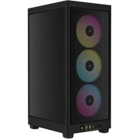 Gabinete Gamer Corsair 2000D RGB Airflow, Mini-ITX, 3x Cooler Fan RGB Slim, Preto - CC-9011246-WW