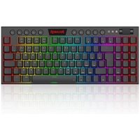 Teclado Mecânico Gamer Redragon Kurama, RGB, Switch Marrom, ABNT2, cabo USB-C removivel, Preto - K625P-KB (PT-BROWN)