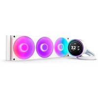 Water Cooler NZXT Kraken Elite AIO V2, 360mm, LCD IPS, RGB, Intel e AMD, Branco - RL-KR36E-W2