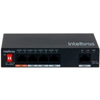 Switch Intelbras SF 500 Hi-poe SKD Fast Com Portas PoE, 5 Portas - 4760069