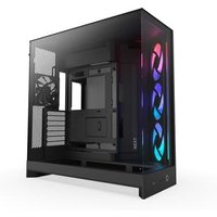 Gabinete Gamer NZXT H9 Flow RGB (2025) Dual-Chamber, Mid Tower, ATX, Lateral em Vidro, Preto - CM-H92FB-R1