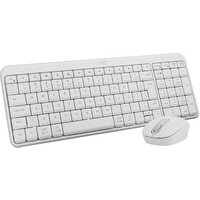 Kit Teclado e Mouse Sem Fio Logitech MK250 Compacto, Mouse Ambidestro, Bluetooth, ABNT2, Compatível PC e Mac, Branco - 920-013517