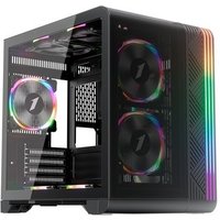 Gabinete Gamer 1STPLAYER VT5, Mid Tower, ATX, Lateral em Vidro Temperado, Sem Fan, Preto - VT5-BK