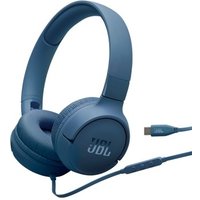 Fone de Ouvido On-Ear JBL Tune 520C, Conexão USB-C, Pure Bass, Azul - JBLT520CBLU