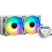 Water Cooler MSI MAG Coreliquid 240R V2 WHITE , ARGB, 240mm, Intel e AMD, Branco - 306-7ZW1B50-813