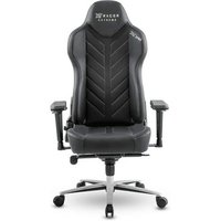 Cadeira Gamer XT Racer Extreme Series Limited, Até 120Kg, Com Almofadas, Cilindro de Gás Classe 4, Couro PU, Preta e Cinza - XTR-015