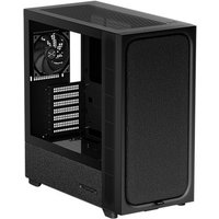 Gabinete Gamer TRYX Flova F50, Mid-Tower, ATX, com Fan Cross-Flow e Vidro Temperado, Preto, Sem Fonte - C-F500F-FM1E-G0K