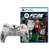 Kit Controle Dual Sense Ghost of Yotei + EA Sports FC 26 PS5