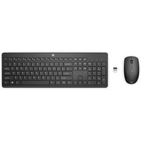 Kit Teclado e Mouse HP Sem Fio, 1.600 DPI, Wireless, 3 Botões, ABNT, USB, Preto - 18H24AA#AC4
