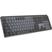Teclado Mecânico Sem Fio Logitech MX Mechanical, Iluminação, Switch Tactile Quiet, Bluetooth, USB, Preto - 920-010760