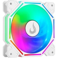Ventoinha Rise Mode Hex Turbine PWM, 120mm, Led ARGB, Branco - RM-H-ARGB-TOR-W