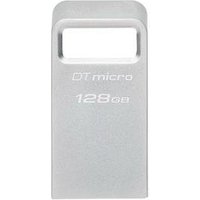 Pen Drive 128GB Kingston DataTraveler Micro, USB 3.2 Gen 1, Leitura de 200MB/s, Metal - DTMC3G2/128GB
