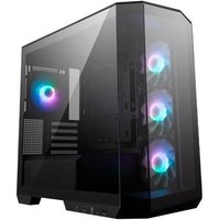 Gabinete Gamer MSI MAG Pano M100R PZ, Mini Tower, Lateral em Vidro, 4x FANs ARGB, M-ATX, Preto - 306-7G24R21-809