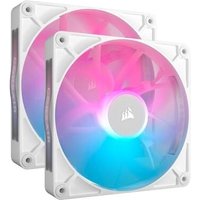 Kit com 2 Ventoinhas Corsair iCUE LINK RX140 RGB White, 140mm, Branco - CO-9051024-WW