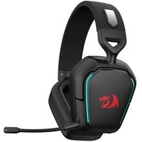 Headset Gamer Sem Fio Redragon Mira 7.1, Bluetooth e 2.4GHz, RGB, Preto - H868