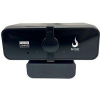 Webcam Rise Mode Vision Double Mic, 1080P, 30 FPS, 2x Microfone Digital, USB, Preto - RM-WECM-1080D-B
