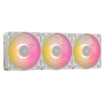 Kit com 3 Ventoinhas Corsair RX MAX RGB Series, iCUE LINK RX120 RGB MAX, 120mm, Branco - CO-9051038-WW
