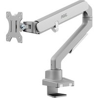 Suporte de Mesa para Monitor de 17" a 32" AOC AM200, Ajustes com Mola Mecânica, Prata Fosco e Branco - AM200H1