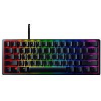 Teclado Gamer Razer Huntsman Mini, 60%, Chroma RGB, Swich Roxo, USB-C, Preto - RZ0303390500