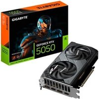 Placa de Vídeo Gigabyte RTX 5050 WINDFORCE OC 8G NVIDIA GeForce, 8GB GDDR6, 128bits, RGB,DLSS, Ray Tracing - GV-N5050WF20CV2-8GD