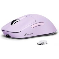 Mouse Gamer sem Fio Attack Shark X3 Tri-Mode, 26.000 DPI, Sensor Óptico PAW3395, 6 Botões Programáveis - Lilás