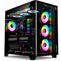 Gabinete Gamer Liketec Madness X, Mid Tower, ATX, Lateral e Frontal em Vidro Curvo, Sem Fans, Preto - LKT-MDX-25-BLK01