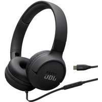 Fone de Ouvido On-Ear JBL Tune 520C, Conexão USB-C, Pure Bass, Preto - JBLT520CBLK