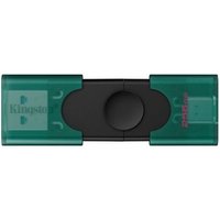 Pen Drive 256GB Kingston DataTraveler DuoG2, USB-A + USB-C 3.2 Gen 1 - DTDEG2/256GB