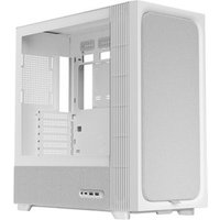 Gabinete Gamer TRYX Flova F50, Mid-Tower, ATX, com Fan Cross-Flow e Vidro Temperado, Branco, Sem Fonte - C-F500F-FM1E-G0W