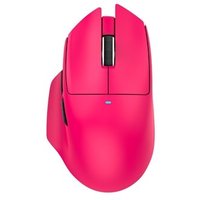 Mouse Gamer Sem Fio Attack Shark V6, RGB, 25000 DPI, Tri-Mode Wireless Bluetooth USB-C, Berry Red - V6