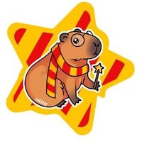 Mousepad Decor Reliza Colorfun, Estampa Capivara Mágica, Retangular, Colorido - 011640