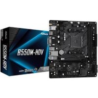 Placa-Mãe ASRock B550M-HDV, AMD AM4, Micro ATX, DDR4, Preto - 90-MXBDJ0-A0UAYZ