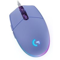 Mouse Gamer Logitech G203 LIGHTSYNC RGB, Efeito de Ondas de Cores, 6 Botões Programáveis e Até 8.000 DPI, Lilás - 910-005852