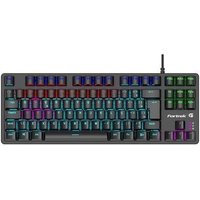 Teclado Mecânico Gamer Fortrek Black Halk, LED, Switch Outemu Brown, ABNT2, Preto - 75939