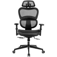 Cadeira de Escritório Ergonômica DT3 Alera+, Até 120kg, Apoio de Braço 3D, Preto - 13719-1