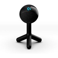 Microfone Gamer Logitech G Yeti Orb com RGB LIGHTSYNC, USB Plug and Play para Gravação de Conteúdo e Streaming, Preto - 988-000550
