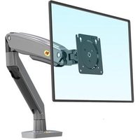 Suporte Multiarticulado para Monitor North Bayou 22" a 35", Até 12KG, Pistão a Gás, Conexão USB, VESA e Base Morsa - NB-G70