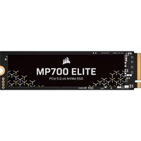 SSD Corsair MP700 ELITE, 1TB, M.2 2280, PCIe 5.0 x4, NVMe, Leitura: 10000 MB/s, Gravação: 8500 MB/s, Preto - CSSD-F1000GBMP700ENH