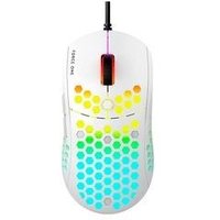Mouse Gamer Force One Supernova, RGB, 20.000 DPI, Switches Huano, Sensor Optico, Branco - FR.MO.SP.01