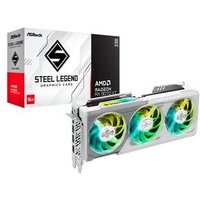 Placa de Vídeo ASRock RX 9070 XT Steel Legend AMD Radeon, ARGB, 16GB, GDDR6, 2970MHz, FidelityFX, RDNA - 90-GA5DZZ-00UANF