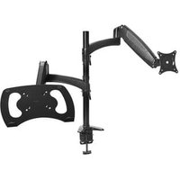 Suporte para Monitor e Laptop Até 32" Trust, Braço Duplo, Ergonômico, Preto - 25337