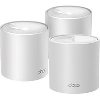 Roteador Mesh TP-Link Deco X10, Wi-Fi 6, AX1500, Dual-Band, 2 Portas Gigabit, Branco, Kit com 3 Unidades - Deco X10(3-pack)(BR)